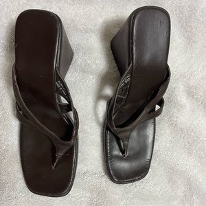 Dark Brown Size 9 Wedge